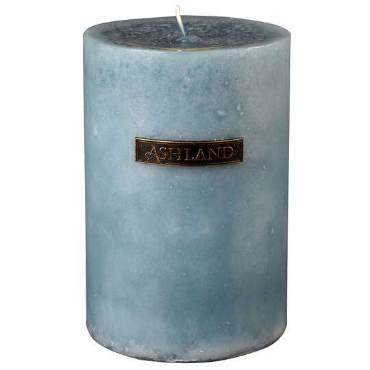 Seaside Mottled Pillar Candle By Ashland Decor Scents